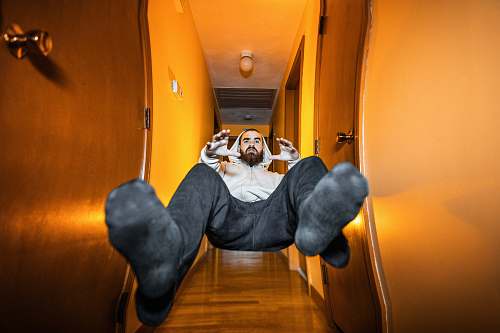 united states floating man inside room man